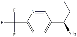 (R)-1-(6-(trifluoromethyl)pyridin-3-yl)propan-1-amine Structure