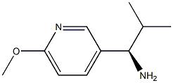 (R)-1-(6-methoxypyridin-3-yl)-2-methylpropan-1-amine Structure