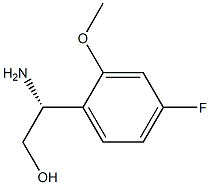 (R)-2-amino-2-(4-fluoro-2-methoxyphenyl)ethanol Structure