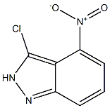 3-Chloro-4-nitro-2H-indazole 구조식 이미지