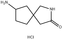 7-amino-2-azaspiro[4.4]nonan-3-one hydrochloride Structure