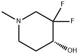 (R)-3,3-difluoro-1-methylpiperidin-4-ol 구조식 이미지
