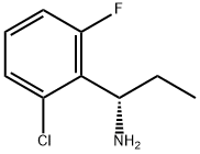 (1S)-1-(2-CHLORO-6-FLUOROPHENYL)PROPAN-1-AMINE 구조식 이미지