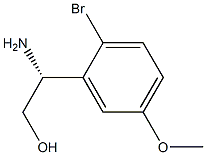 (2R)-2-AMINO-2-(2-BROMO-5-METHOXY-PHENYL)ETHANOL Structure