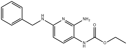 ethyl (2-amino-6-(benzylamino)pyridin-3-yl)carbamate Structure