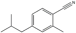 4-isobutyl-2-methylbenzonitrile 구조식 이미지