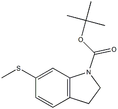  tert-butyl 6-(methylthio)indoline-1-carboxylate