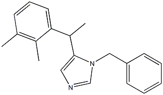 1-benzyl-5-(1-(2,3-dimethylphenyl)ethyl)-1H-imidazole Structure