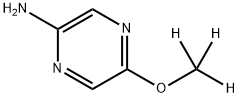 2-Amino-5-(methoxy-d3)-pyrazine 구조식 이미지