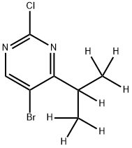 5-Bromo-2-chloro-4-(iso-propyl-d7)-pyrimidine Structure