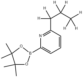 6-(n-Propyl-d7)-pyridine-2-boronic acid pinacol ester 구조식 이미지