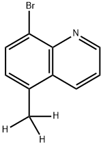 8-Bromo-5-(methyl-d3)-quinoline 구조식 이미지