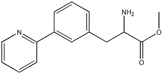 Methyl 2-Amino-3-[3-(2-pyridyl)phenyl]propanoate Structure