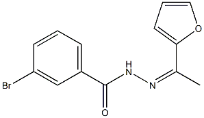 3-bromo-N'-[1-(2-furyl)ethylidene]benzohydrazide Structure