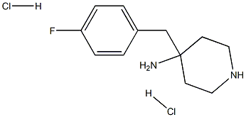 4-(4-Fluorobenzyl)piperidin-4-amine dihydrochloride Structure