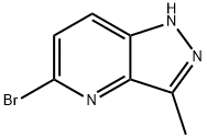 5-BROMO-3-METHYL-1H-PYRAZOLO[4,3-B]PYRIDINE 구조식 이미지
