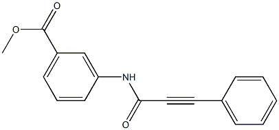 methyl 3-(3-phenylpropiolamido)benzoate 구조식 이미지