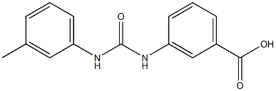 3-(3-(m-tolyl)ureido)benzoic acid Structure
