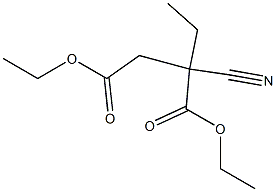 숙신산,2-시아노-2-에틸-,디에틸에스테르(6CI) 구조식 이미지
