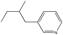 피리딘,3-(2-메틸부틸)-(6Cl) 구조식 이미지