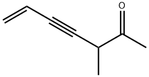 6-Hepten-4-yn-2-one, 3-methyl- (6CI) 구조식 이미지