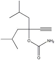 카르밤산,1,1-디이소부틸-2-프로피닐에스테르(6CI) 구조식 이미지