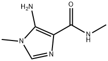 Imidazole-4-carboxamide, 5-amino-N,1-dimethyl- (6CI) Structure