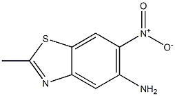 Benzothiazole, 5-amino-2-methyl-6-nitro- (6CI) Structure