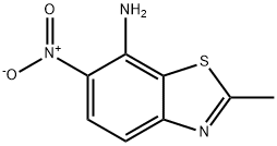 Benzothiazole, 7-amino-2-methyl-6-nitro- (6CI) Structure