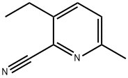 Picolinonitrile, 3-ethyl-6-methyl- (6CI) Structure