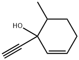 2-Cyclohexen-1-ol, 1-ethynyl-6-methyl- (6CI) Structure