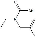카르밤산,에틸(2-메틸알릴)티오-(6CI) 구조식 이미지
