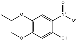 Phenol, 4-ethoxy-5-methoxy-2-nitro- (6CI) Structure