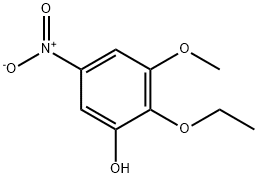 페놀,2-에톡시-3-메톡시-5-니트로-(6CI) 구조식 이미지