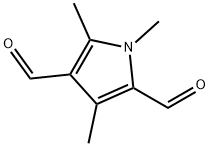 피롤-2,4-디카르복스알데히드,1,3,5-트리메틸-(6CI) 구조식 이미지