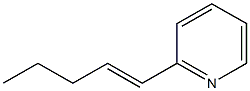 피리딘,2-(1-펜테닐)-(6CI) 구조식 이미지