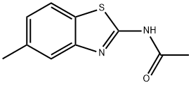 Benzothiazole, 2-acetamido-5-methyl- (6CI) 구조식 이미지