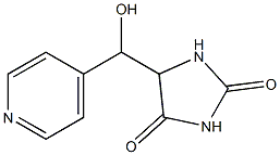 Hydantoin,  5-(hydroxy-4-pyridylmethyl)-  (6CI) Structure