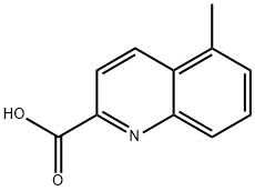 Quinaldic acid, 5-methyl- (6CI) 구조식 이미지