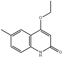 Carbostyril, 4-ethoxy-6-methyl- (6CI) Structure