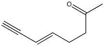 5-Octen-7-yn-2-one (6CI) Structure