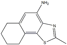 Naphtho[2,1-d]thiazole, 4-amino-6,7,8,9-tetrahydro-2-methyl- (6CI) 구조식 이미지