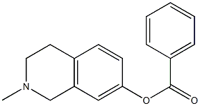 7-Isoquinolinol,  1,2,3,4-tetrahydro-2-methyl-,  benzoate  (6CI) Structure