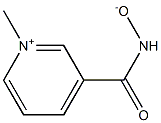 3-Hydroxycarbamoyl-1-methylpyridinium  hydroxide,  inner  salt  (6CI) Structure