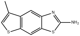 Thieno[3,2-f]benzothiazole, 2-amino-7-methyl- (6CI) Structure