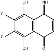 1,4-Naphthoquinone  imine,  6,7-dichloro-5,8-dihydroxy-  (6CI) Structure