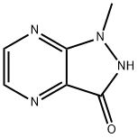 1H-Pyrazolo[3,4-b]pyrazin-3-ol,  1-methyl-  (6CI) 구조식 이미지