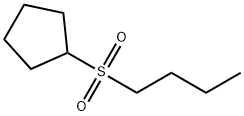 Sulfone, butyl cyclopentyl (8CI) Structure