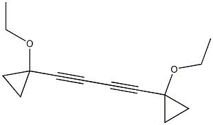 Cyclopropane, 1,1-(1,3-butadiyne-1,4-diyl)bis[2-ethoxy-, [1alpha(1S*,2R*),2ba]- (9CI) Structure