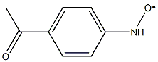 니트록사이드,4-아세틸페닐(9CI) 구조식 이미지